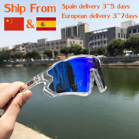 Gafas de sol polarizadas para deportes al aire libre para hombre, 5 lentes, para ciclismo de montaña ► Foto 1/6