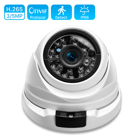 Cámara IP para exteriores H.265 1080P, 2MP, 3MP, detección de movimiento opcional, monitoreo móvil, alerta de correo electrónico, cámara ONVIF CCTV de seguridad POE 48V ► Foto 1/6