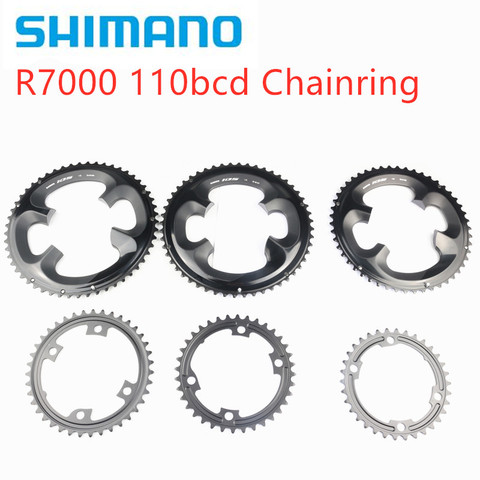 Shimano-platos y bielas R7000 para bicicleta de carretera, platos y bielas con cadenas 110bcd 50t 52t 53t 34t 36t 39t para R7000 R8000 ► Foto 1/6