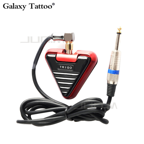 PROFESIONAL Premium tatuaje triángulo Pedal interruptor con cable Clip RCA para tatuaje fuente de alimentación de Grado Superior Durable ► Foto 1/6