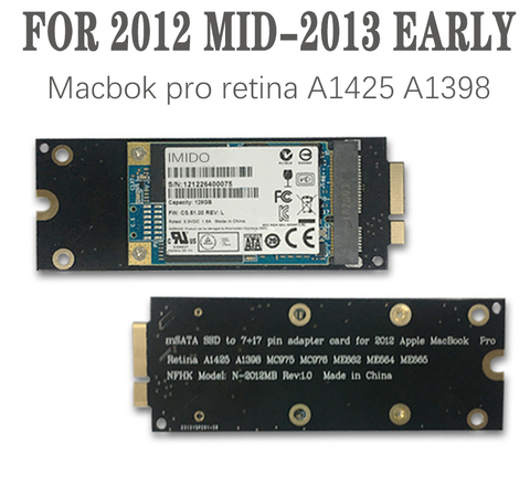 Unidad de estado sólido SSD para Macbook Pro Retina de 13 