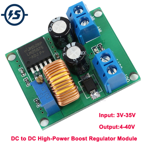 DC-DC 3 V-35 V a 4 V-40 V Step Up módulo convertidor Boost 12 V 24 V convertidor 12 V a 5 V dc-dc convertidor de voltaje 12 V a 19 V ► Foto 1/6