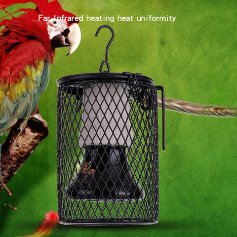 E27 lámpara de calefacción para mascotas por tortuga lagarto serpiente de infrarrojos de emisor de calor luz 25W/50W/75W/100W lámpara para reptiles ► Foto 1/6
