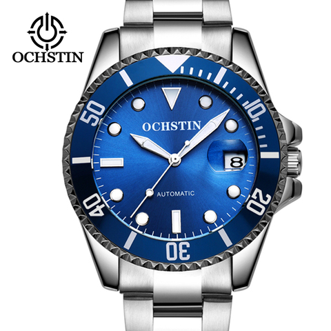 OCHSTIN-reloj mecánico automático para hombre, de acero inoxidable, resistente al agua, de negocios, a la moda, Tourbillon ► Foto 1/6