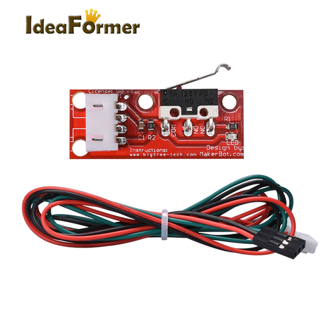 Interruptor de límite de tope mecánico, pieza de placa de Control, piezas de impresora 3D, 3Pin, Cable de 70cm para CNC Reprap rampas 1,4 ► Foto 1/1