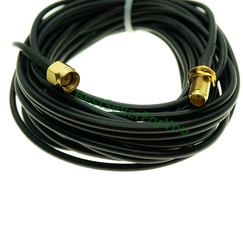 1/2/3/5/6/8/10M SMA macho a SMA hembra Wifi cable de extensión RG174 conector de antena ► Foto 1/2