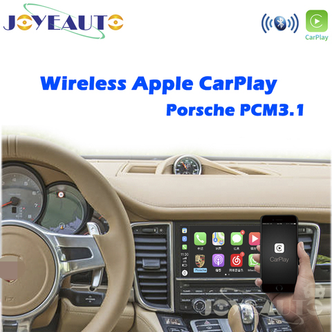 Joyeauto inalámbrico Apple Carplay para Porsche Cayenne Porsche Macan Caimán Panamera Boxster 718 911 PCM3.1 Android Auto coche adaptador de juego ► Foto 1/6