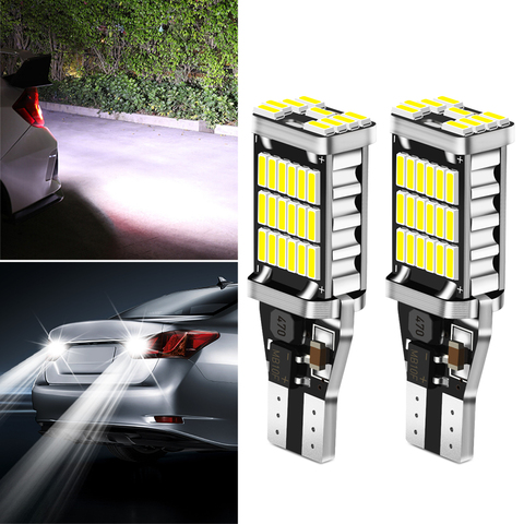 Bombilla LED Canbus T15 para coche, luz de marcha atrás de coche, 2 uds. ► Foto 1/6