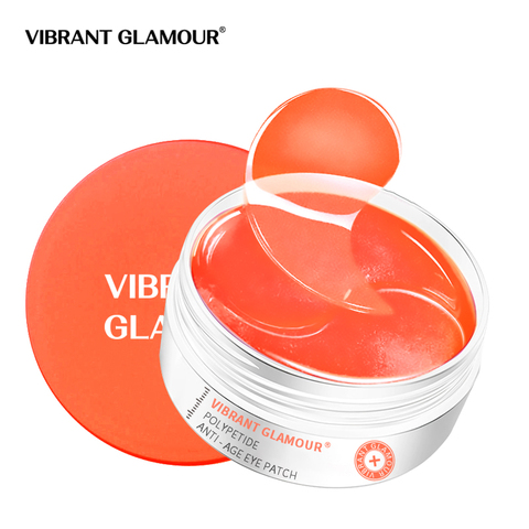 VIBRANT GLAMOUR-Parche de colágeno para la fijación de mascarillas, parche para los ojos, Retinol, antienvejecimiento, elimina las ojeras, bolsas para los ojos, hidratante para el cuidado de la piel, 60 uds. ► Foto 1/6