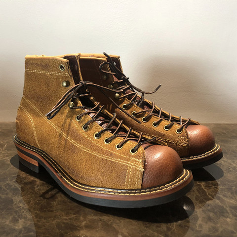 Botas Vintage de piel de vaca para hombre, zapatos de punta redonda, alta calidad, informales, talla grande, novedad, primavera e invierno ► Foto 1/6