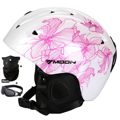 Luna nuevo casco de esquí transpirable ultraligero casco de esquí 28 colores CE certificación Snowboard/casco de Patineta ► Foto 1/6