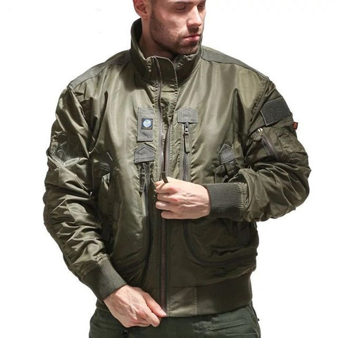 MA-1-chaqueta impermeable de alta calidad para hombre, cazadora masculina de gran capacidad, transpirable, resistente al viento, para senderismo y Camping ► Foto 1/6