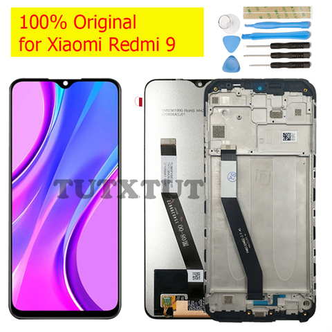 Pantalla LCD Original para Xiaomi Redmi 9, montaje de digitalizador táctil, 10 piezas de reparación de punto de contacto ► Foto 1/6