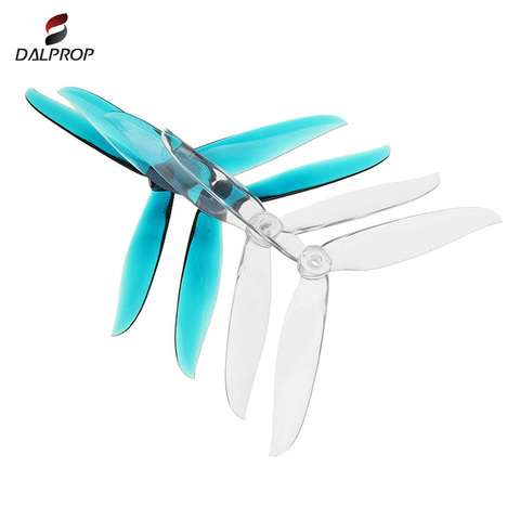 Dalprop Racerstar-hélice de 3 palas de largo alcance para modelos RC, pieza de repuesto para Motor de multicóptero, 2 pares, CYCLONE T7056C 7056 7x5,6x3 ► Foto 1/5