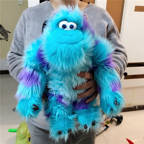 DISNEY Monsters-cabello largo esponjoso, James P Sullivan de peluche juguetes de peluche Kawaii felpa de Sullivan muñecas regalos para los niños ► Foto 1/6