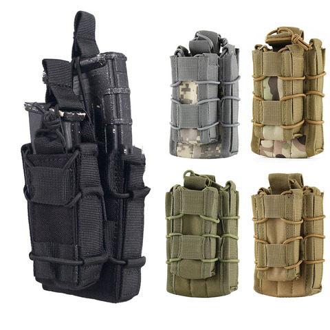 Bolsa táctica Molle para munición M4 M14 AK Airsoft, estuche de bolsillo abierto para Rifle, estuche para pistola Mag, accesorios de caza ► Foto 1/6