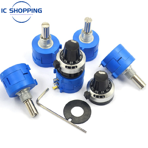 Precisión Multi-Giro ajustable resistencia del potenciómetro 3590S-2-102L 103L 101L 201L 202L 203L 501L 503L 104L 100R 1K 10K 2KOhm ► Foto 1/5