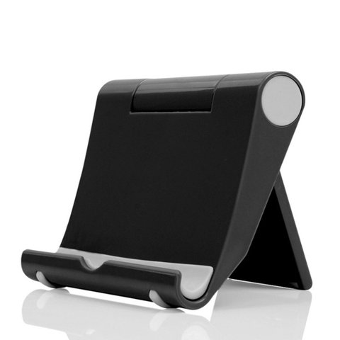 Soporte de tableta portátil, soporte de teléfono perezoso plegable, soporte Universal ajustable para teléfono inteligente, soporte de tableta para Iphone Samsung, escritorio LESHP ► Foto 1/6