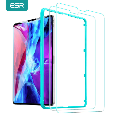 ESR-Protector de pantalla de vidrio templado para iPad Pro, cubierta de película transparente Ultra transparente, 2 uds., para iPad Pro 11 12,9 2022 12,9 HD 2X 3X ► Foto 1/6