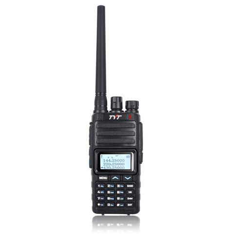 Sobre las WALKIE TALKIE UHF, VHF TH-350 TRI banda 136-174MHz, 220-260MHz 400-470MHz portátil dos radio Scramber Roger transceptor FM ► Foto 1/6