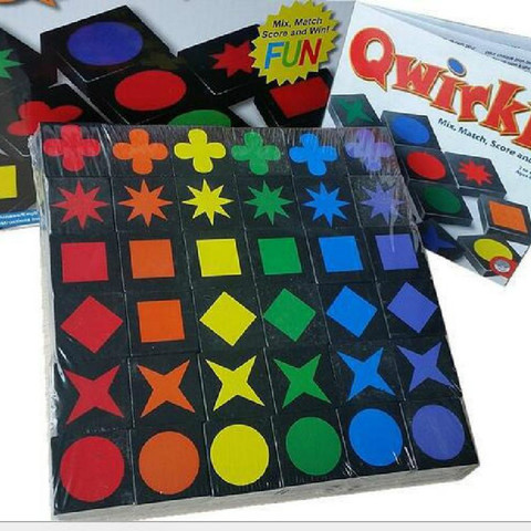 Qwirkle-Juguetes Educativos de madera, ajedrez interactivo para padres e hijos, juguetes para niños y adultos ► Foto 1/5