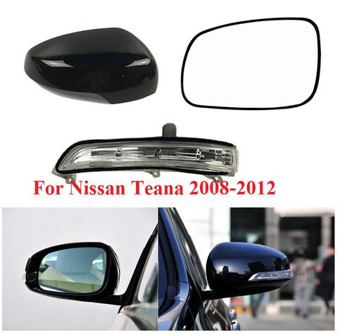 Noble Richy espejo retrovisor de puerta espejo lateral cubierta de vidrio ligero de vidrio de marco de partes para Nissan Teana Nissan Altima J32 20082009, 2010-2012 ► Foto 1/6