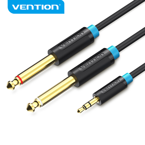 Cable de Audio Vention de 6,35mm, macho de 1/4 