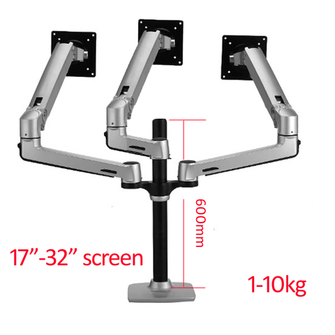 Abrazadera de aluminio DL-8000, ojal, brazo largo de 15 