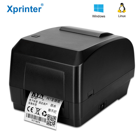 Xprinter-Impresora térmica de etiquetas adhesivas, uso con cinta para el envío, lavado de etiquetas, chapa de joyería, 304dpi ► Foto 1/6