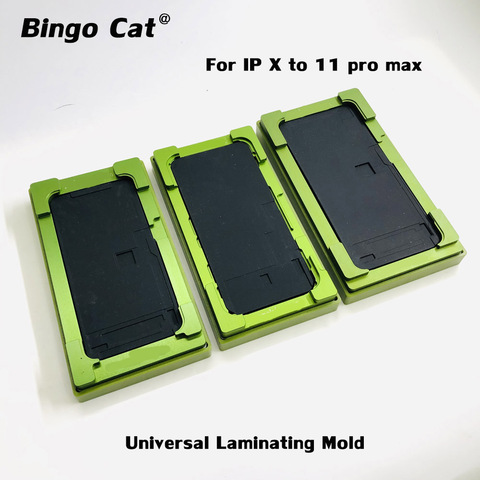 Molde de laminación Universal 2 en 1 para iPhone 11 pro, max, XR, X, XS, max, OCA, vidrio, pantalla táctil, alineación, molde, alfombrilla de ubicación de pegamento ► Foto 1/6