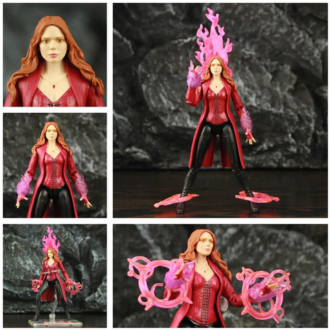 Figuras de acción de Marvel Scarlet Witch, muñecos de 6 