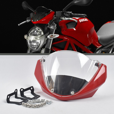 Cubierta de cabeza de parabrisas para Ducati Monster, 696, 795, 796, 1100 ► Foto 1/5