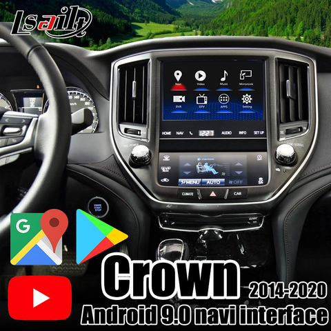 4GB Android 9,0 video multimedia interfaz caja de navegación GPS para 2014-2022 Toyota corona soporte android auto CarPlay ► Foto 1/6