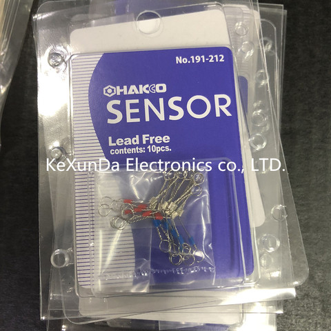 10 unids/lote 191-212 libre de plomo punta para soldador termómetro sensor temperatura Hakko Sensor envío gratis ► Foto 1/1