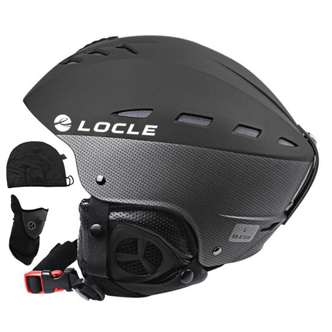 LOCLE para hombre o mujer casco de esquí ultraligero casco de esquí certificación CE ABS + EPS monopatín de nieve esquí Snowboard casco 55-61cm ► Foto 1/6