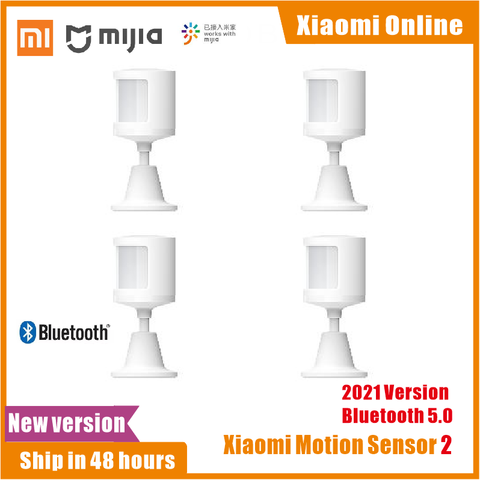 Sensor de movimiento Xiaomi Mijia 2, transductor de luz ambiental sensible al cuerpo humano, soporte de transductor oscuro, Bluetooth, funciona con Mijia, novedad de 2022 ► Foto 1/6