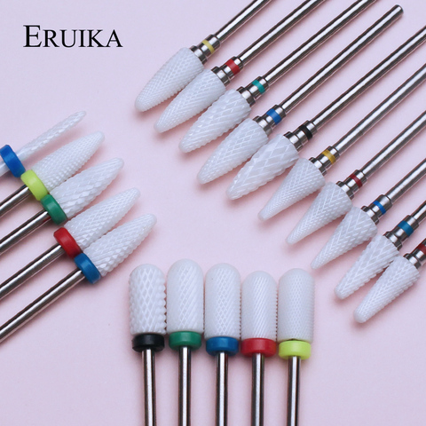 Brocas de cerámica para uñas, fresa eléctrica, pulidora para manicura, pulidor de uñas, accesorios de equipo de arte de uñas, 1 ud. ► Foto 1/6