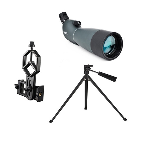 Mira telescópica SV28, Zoom 25-75X 70mm, Monocular de caza y adaptador de Teléfono Universal, resistente al agua, Envío Gratis ► Foto 1/6