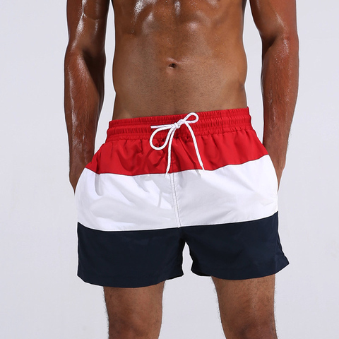 Pantalones cortos de baño para hombre Pantalones Pantalón corto de secado rápido para natación playa para Hombre Pantalones cortos de baño bañador verano playa pantalones cortos de surf ► Foto 1/6