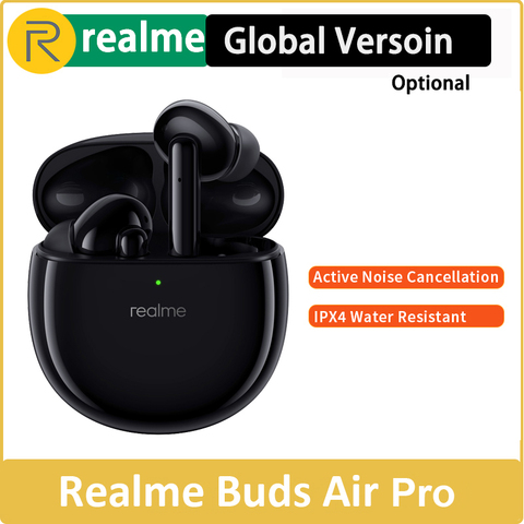 Realme Buds Air Pro-auricular TWS, con Bluetooth 5,0, cancelación activa del ruido, Chip realme S1, para realme 7 Pro 7i 6, novedad ► Foto 1/5