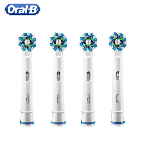 Oral B-cepillo de dientes eléctrico, cabezal reemplazable, acción cruzada EB50, importado de Alemania, Original y genuino, limpieza inteligente multiángulo ► Foto 1/6