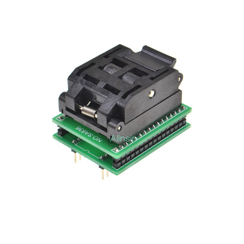 Adaptador de programador TQFP32 QFP32 a DIP32 IC, conector para prueba de chips SA636, circuitos integrados de asiento ardiente ► Foto 1/3