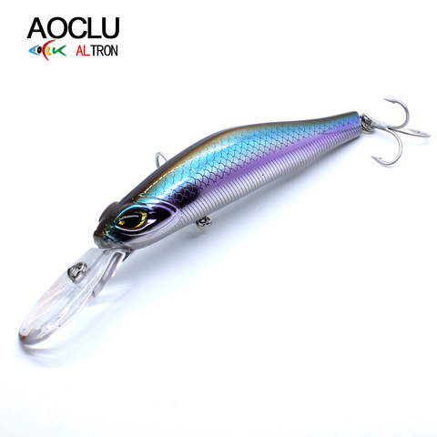 AOCLU-señuelo de pesca Jerkbait wobbler, 15cm, 28,4g de profundidad, 4m, cebo duro flotador, Minnow, sistema de transferencia de peso magnético para fundición larga ► Foto 1/6