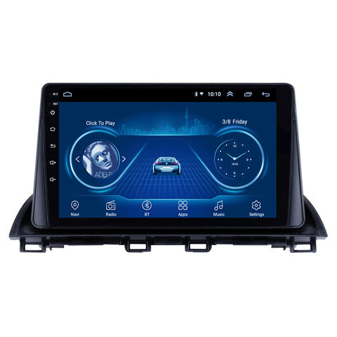 Para Mazda 3 2014-2017 2 din Android 8,1 Car Radio FM estéreo WIFI GPS navegación reproductor Multimedia de la unidad ► Foto 1/6