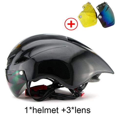 Casco ultraligero para ciclismo para hombre y mujer, cascos de seguridad para ciclismo de montaña al aire libre, 56 ~ 62cm ► Foto 1/6