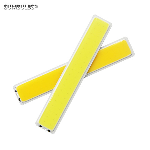 Sumbulbs-tira de bombillas LED COB de 150x26MM, 8W, fuente de luz de barra de 12V CC, 800LM, lámpara interior de bricolaje, blanco frío cálido ► Foto 1/6