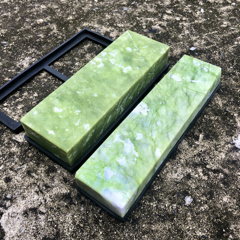 Piedra afiladora de ágata verde Natural, herramienta profesional de pulido y pulido de barra afeitada, 10000 # ► Foto 1/6