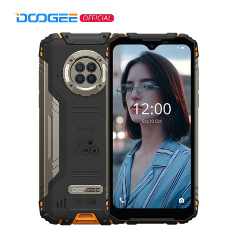 Doogee-teléfono inteligente S96 Pro, teléfono resistente, cámara cuádruple redonda de 48,0mp, visión nocturna infrarroja de 20,0mp, Helio G90, Octa Core, 8 + 128GB, NFC 6,22 ► Foto 1/6