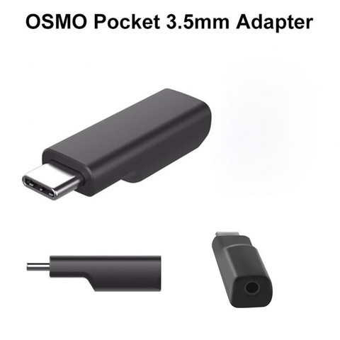 O el adaptador de bolsillo DJI Osmo de 3,5mm admite montaje de micrófono externo de 3,5mm para accesorios de bolsillo DJI Osmo ► Foto 1/6