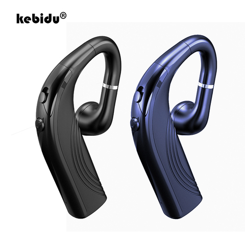 Kebidu-auriculares inalámbricos con Bluetooth 5,0, cascos de negocios con Control de ruido y micrófono, manos libres, deportivos, para conductores ► Foto 1/6